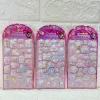 diy cartoon flocked 3D embossed stickers for mobile phone decoration, soft and cute 3D embossed flocked stickers Specification image